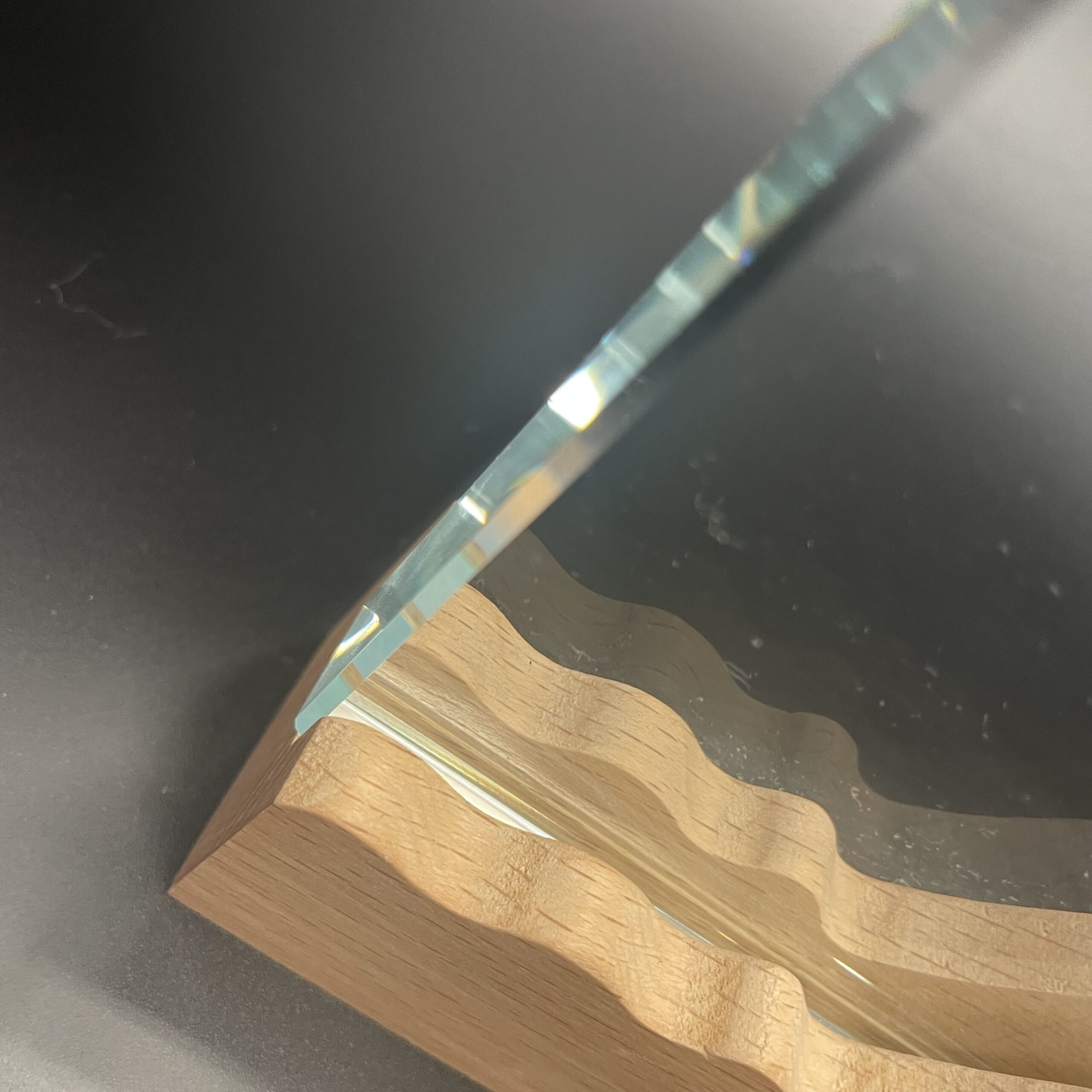 TARGA VETRO BASE LEGNO - immagine 4