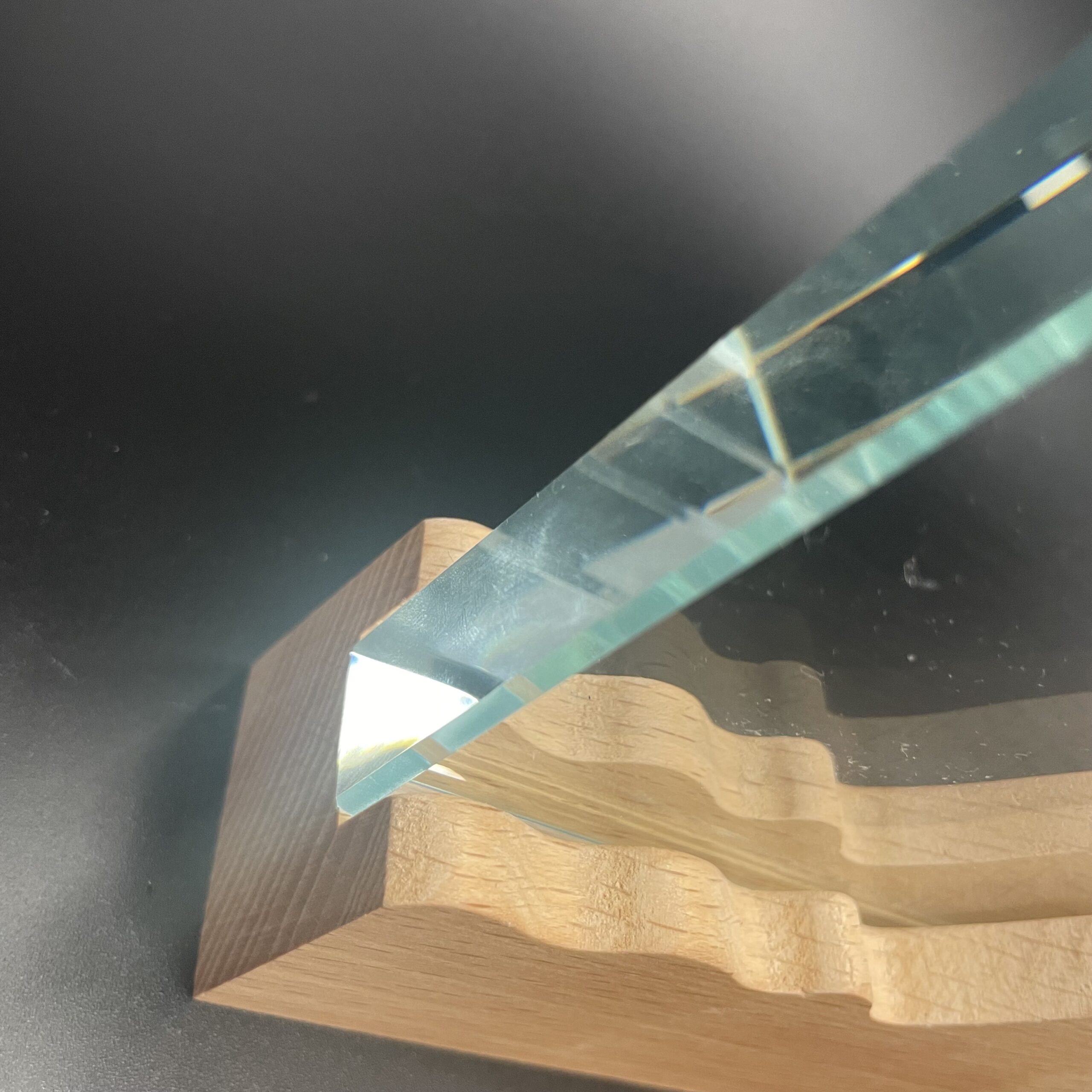TARGA VETRO BASE LEGNO - immagine 3