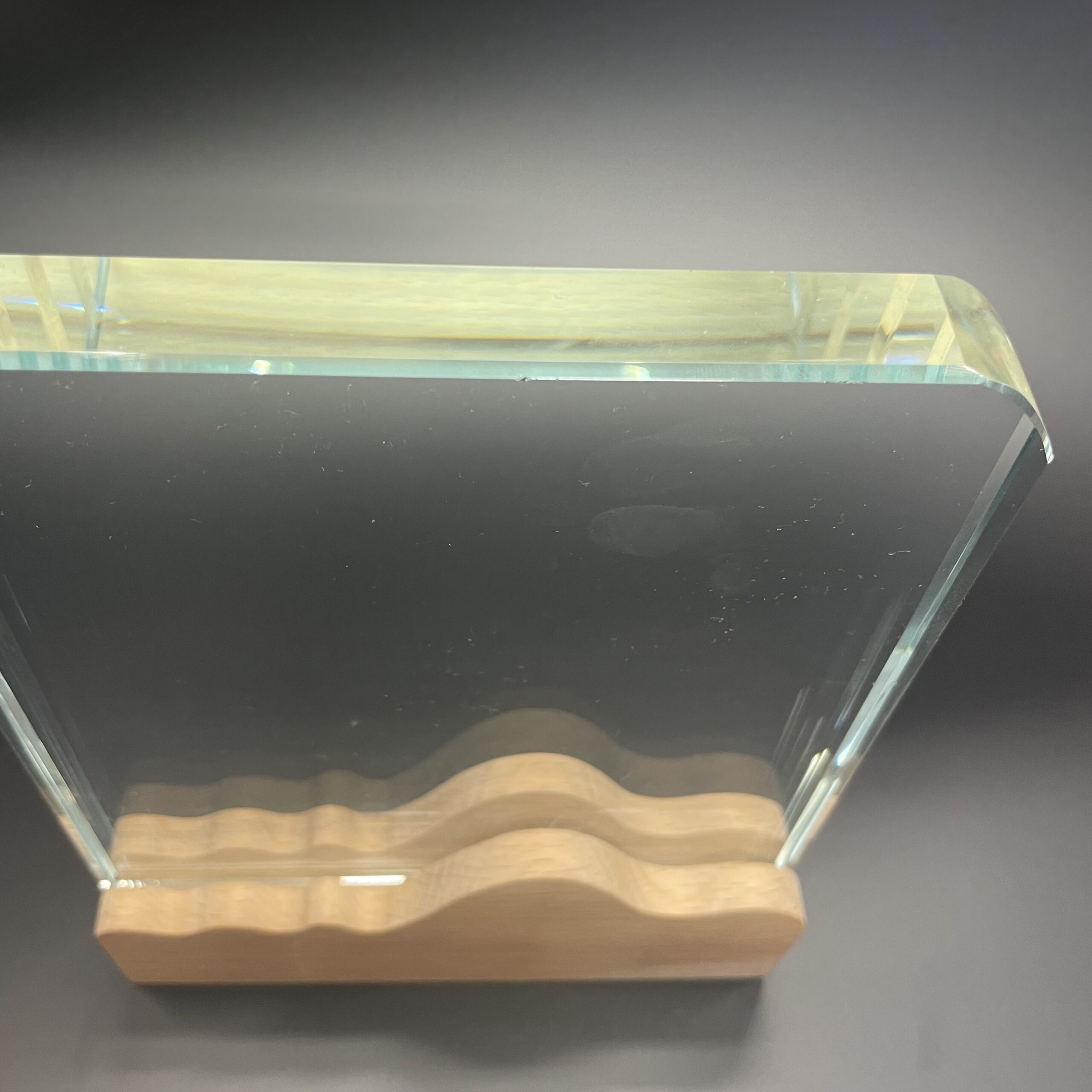 TARGA VETRO BASE LEGNO - immagine 2