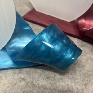 TARGHE IN PLEX ROSSO E AZZURRO CON DEDICA